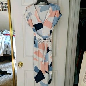 Geometric pattern dress